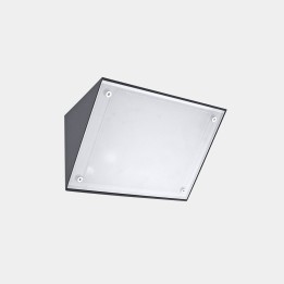Aplique IP65 Curie Small LED 14.4 SW 2700-3200-4000K ON-OFF Gris urbano 792lm Leds C4 New