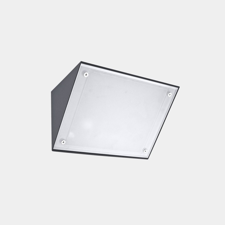 Aplique IP65 Curie Small LED 14.4 SW 2700-3200-4000K ON-OFF Gris urbano 792lm Leds C4 New
