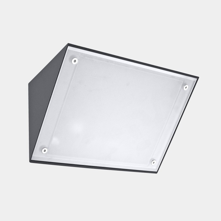 Aplique IP65 Curie Small LED 28.9 SW 2700-3200-4000K ON-OFF Gris urbano 2941lm Leds C4 New