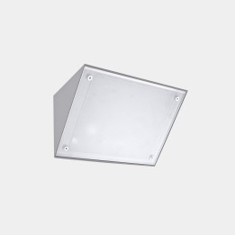 Aplique IP65 Curie Small LED 14.4 SW 2700-3200-4000K ON-OFF Gris 792lm Leds C4 New