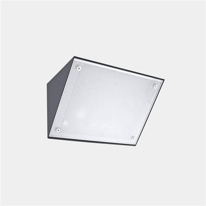 Aplique IP65 Curie Small LED 14.4 SW 2700-3200-4000K ON-OFF Gris urbano 792lm Leds C4 New