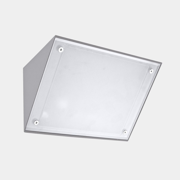 Aplique IP65 Curie Big LED 28.9 SW 2700-3200-4000K ON-OFF Gris 2941lm Leds C4 New