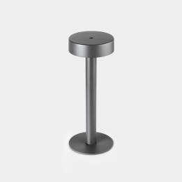 Lámpara de Sobremesa IP65 Orbit Rechargeable Covered LED 1.5 Blanco cálido - 3000K TOUCH DIMMING Gris urbano 108lm Leds C4 New