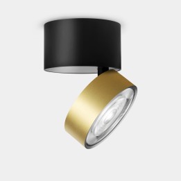 Proyector Kiva Surface Ø95mm 13.2 Blanco cálido - 2700K CRI 90 22.7º DALI-2 Oro mate 1172lm Leds C4 New