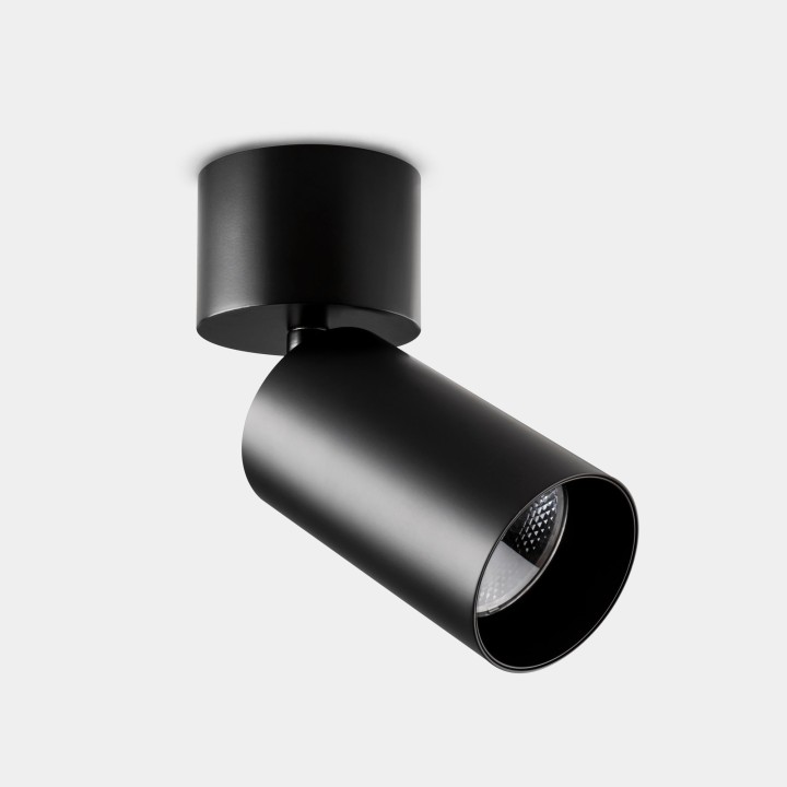 Proyector ATOM SURFACE 15 3000K CRI 90 20.1º PHASE CUT Negro 854lm Leds C4 New