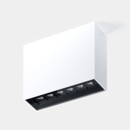 Plafon Bento Surface 6 LEDS IP66 14.7 Blanco cálido - 2700K CRI 90 ON-OFF Negro IP66 1205lm Leds C4 New