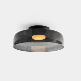 Plafon Levels Ceiling 1 Body Ø420mm LED 28 SW 2700-3000-4000K DALI-2 Negro 1850lm Leds C4 New