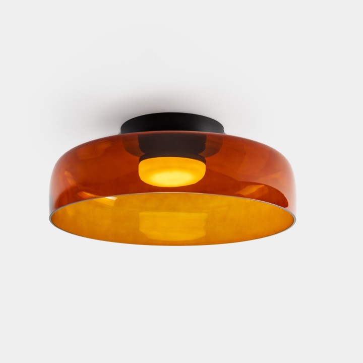 Plafon Levels Ceiling 1 Body Ø420mm LED 28 SW 2700-3000-4000K DALI-2 Negro 1850lm Leds C4 New