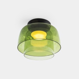 Plafon Levels Ceiling 2 Bodies Ø320mm + Ø220mm LED 28 SW 2700-3000-4000K DALI-2 Negro 1850lm Leds C4 New