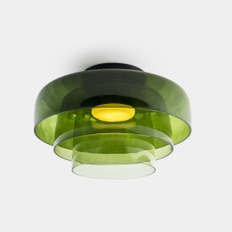 Plafon Levels Ceiling 3 Bodies Ø420mm + Ø320mm + Ø220mm LED 28 SW 2700-3000-4000K CASAMBI Negro 1850lm Leds C4 New