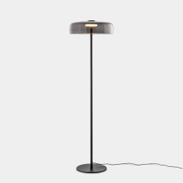 Pie de salon Levels 1 Body Ø420mm LED 17 SW 2700-3000-4000K PUSH Negro 681lm Leds C4 New