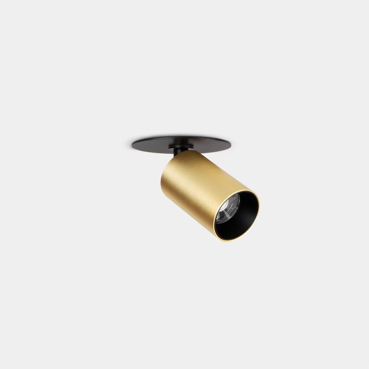 Proyector Atom Recessed Ø30mm 3.1 Blanco cálido - 2700K CRI 90 37.1º Oro mate 269lm Leds C4 New