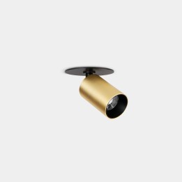 Proyector Atom Recessed Ø30mm 3.1 Blanco cálido - 3000K CRI 90 37.1º Oro mate 269lm Leds C4 New