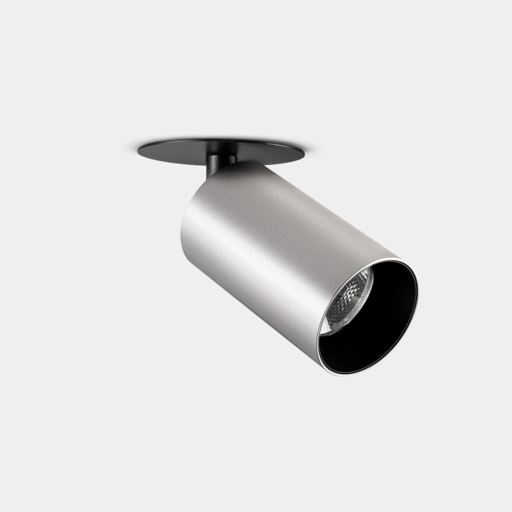 Proyector Atom Recessed Ø52mm 12.1 Blanco neutro - 4000K CRI 90 34.2º Níquel satinado 1067lm Leds C4 New