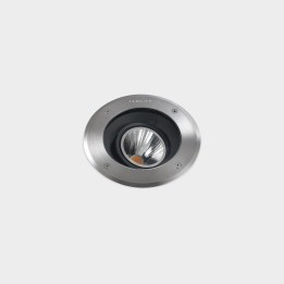 Lámpara Empotrable de suelo IP65-IP67 Gea Technopolymer ø125mm LED 7.7 Blanco cálido - 3000K ON-OFF Acero inoxidable AISI 316 56