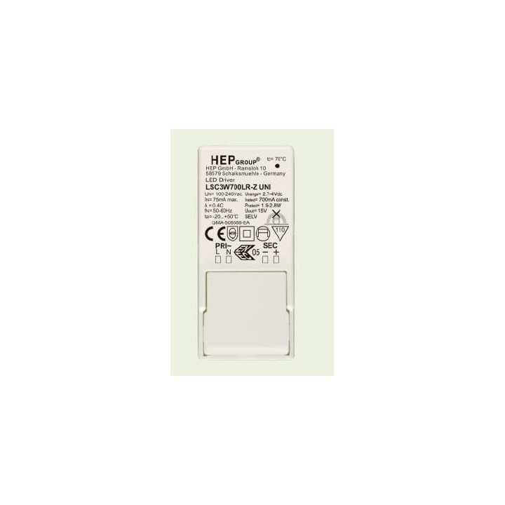 Driver Not Dimmable / 1W-3.50W / 90-264V / 350mA Leds C4 New