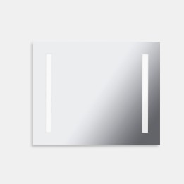 Lámpara de Baño IP44 Reflex Rectangular LED 21.6 Blanco neutro - 4000K ON-OFF Cristal espejo 1033lm Leds C4 