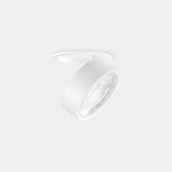 Downlight Kiva Recessed Ø75mm 8.8 Blanco cálido - 3000K CRI 90 18.9º ON-OFF Blanco IN IP20 / OUT IP23 530lm Leds C4 New