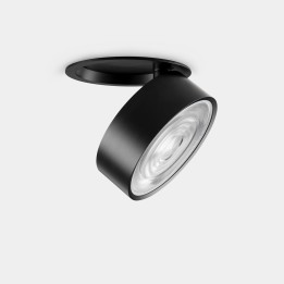 Downlight Kiva Recessed Ø95mm 14 Blanco cálido - 2700K CRI 90 22.7º ON-OFF Negro IN IP20 / OUT IP23 1172lm Leds C4 New