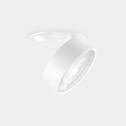 Downlight Kiva Recessed Ø95mm 14 Blanco cálido - 3000K CRI 90 22.7º DALI-2 Níquel satinado IN IP20 / OUT IP23 1320lm Leds C4 New