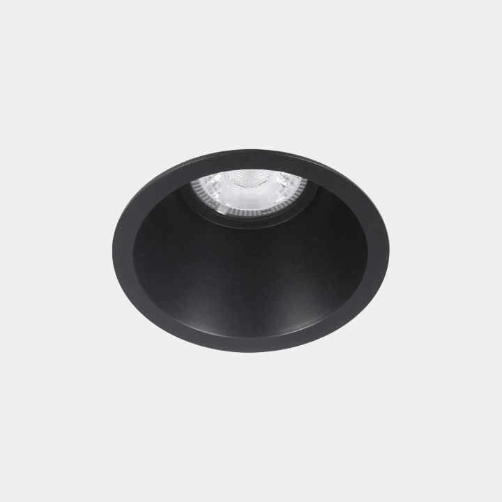 Downlight Lite ø105mm 8.4 Blanco neutro - 4000K CRI 80 30.2º ON-OFF Negro IN IP20 / OUT IP54 656lm Leds C4 New