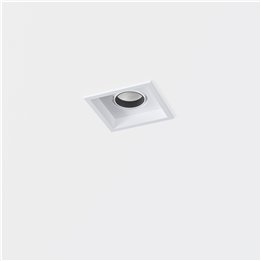 Downlight Totem Simple ø55 25 Blanco cálido - 3000K CRI 90 38.3º ON-OFF Blanco texturizado IN IP20 / OUT IP23 2227lm Leds C4 