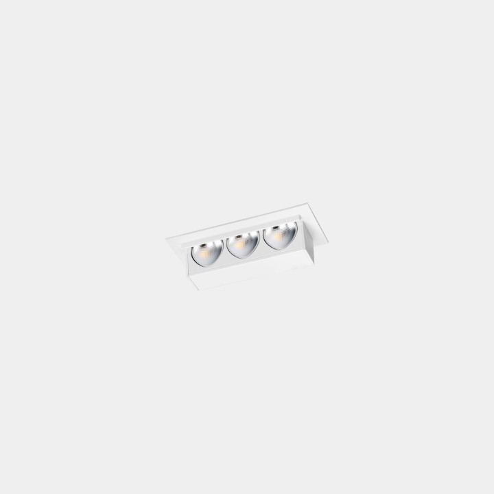 Downlight Bento Wall Washer 3 LEDS 3 Blanco cálido - 3000K CRI 90 Negro IP20 230lm Leds C4 New