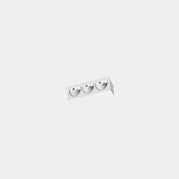 Downlight Bento Wall Washer 3 LEDS 3 Blanco cálido - 2700K CRI 90 Blanco IP20 207lm Leds C4 New