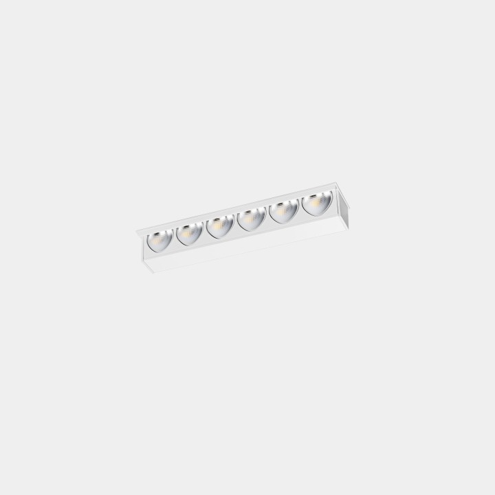 Downlight Bento Wall Washer 6 LEDS 6 Blanco cálido - 2700K CRI 90 Blanco IP20 421lm Leds C4 New