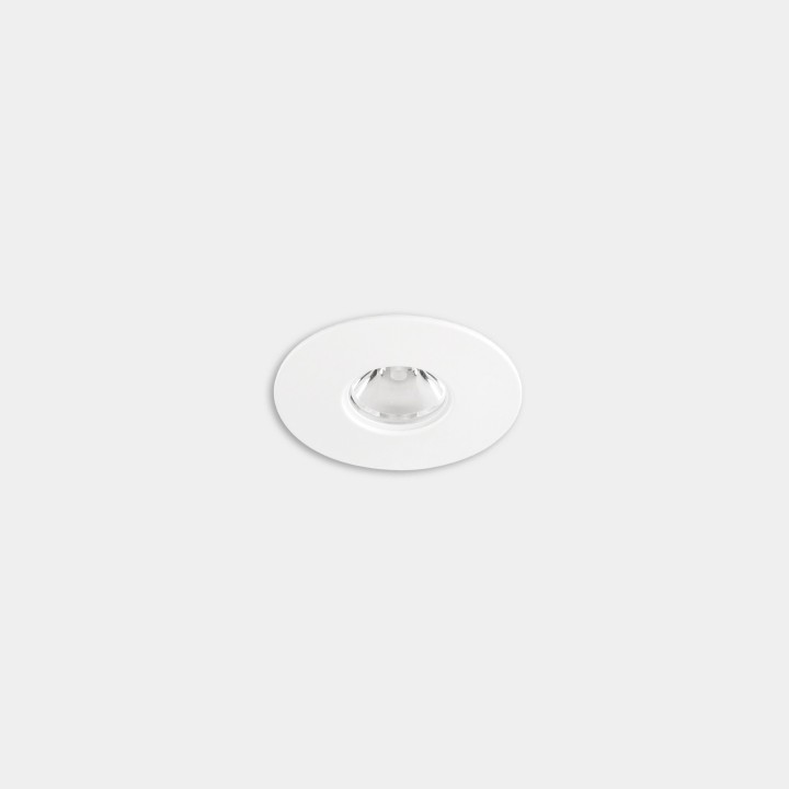 Downlight Play Flat Mini Round Fixed 4.4 Blanco cálido - 2700K CRI 80 28.1º DALI-2 Blanco IN IP20 / OUT IP54 353lm Leds C4 New