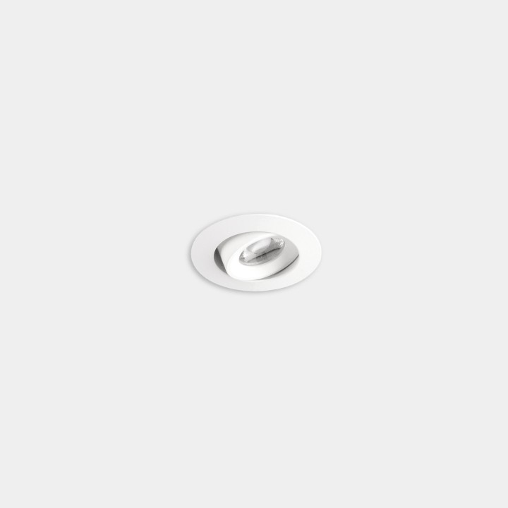 Downlight Play Flat Mini Round Adjustable 4.4 Blanco cálido - 2700K CRI 80 28.6º DALI-2 Negro IN IP20 / OUT IP23 338lm Leds C4 N