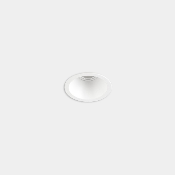 Downlight Play High Visual Comfort Mini Round Fixed 4.4 Blanco cálido - 3000K CRI 80 28.4º DALI-2 Blanco IN IP20 / OUT IP54 344l
