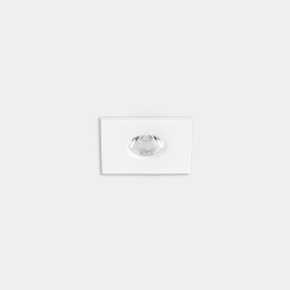 Downlight Play Flat Mini Square Fixed 4.4 Blanco cálido - 3000K CRI 80 28.6º DALI-2 Blanco IN IP20 / OUT IP54 349lm Leds C4 New