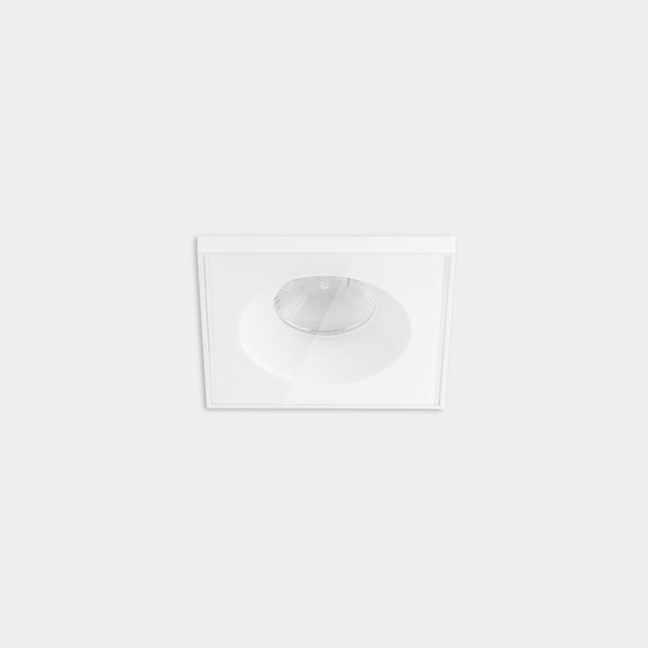 Downlight Play IP65 Glass Square Fixed 19.8 Blanco cálido - 2700K CRI 90 19.6º ON-OFF Blanco IP65 1244lm Leds C4 