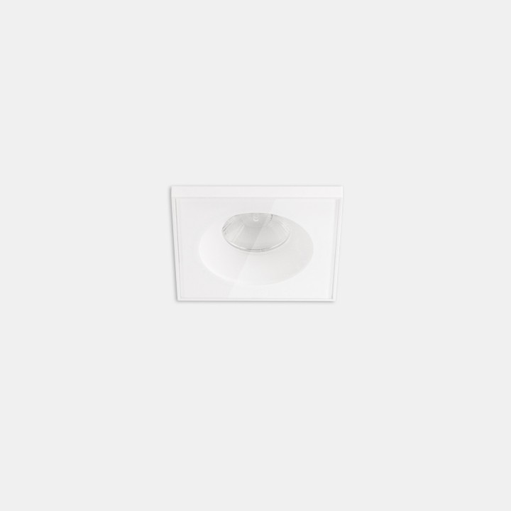 Downlight Play IP65 Glass Square Fixed 18 Blanco cálido - 3000K CRI 90 19.5º Blanco IP65 1340lm Leds C4 