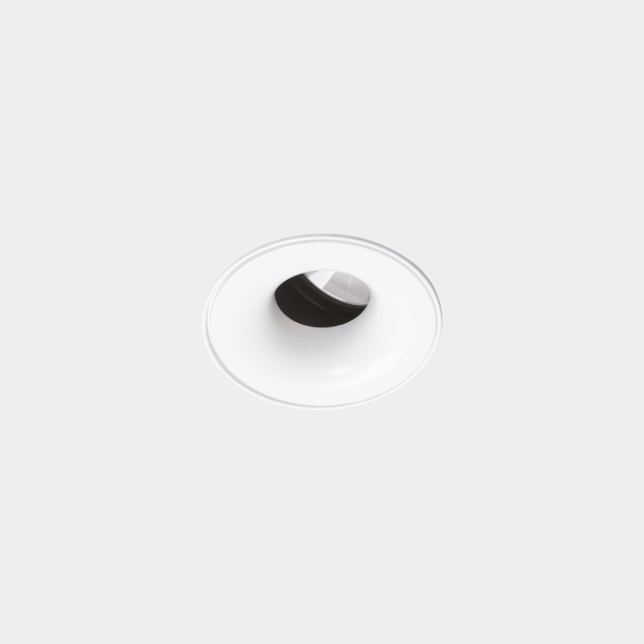 Downlight Play Pinhole Mini Round Adjustable 4.4 Blanco cálido - 2700K CRI 80 28.3º DALI-2 Blanco IN IP20 / OUT IP23 300lm Leds 