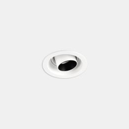 Downlight Play Snoot Mini Round Adjustable 2.9 Blanco cálido - 2700K CRI 80 10.9º DALI-2 Negro IN IP20 / OUT IP23 95lm Leds C4 N