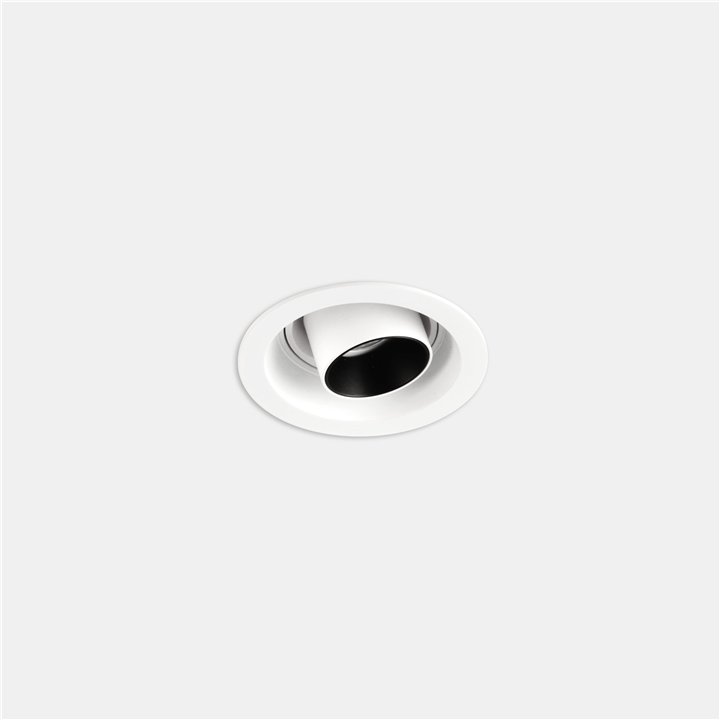 Downlight Play Snoot Mini Round Adjustable 4.4 Blanco cálido - 3000K CRI 80 46º DALI-2 Blanco IN IP20 / OUT IP23 300lm Leds C4 N