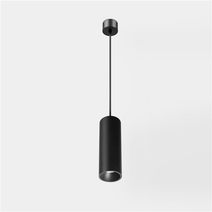 Lámpara Colgante Play Deco Surface 8.6 Blanco cálido - 2700K CRI 90 PHASE CUT Negro/Negro IP20 554lm Leds C4 New