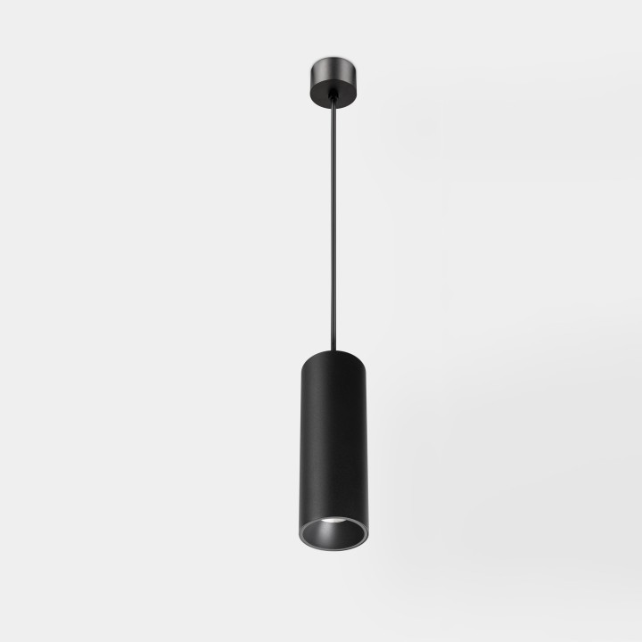 Lámpara Colgante Play Deco Surface 8.6 Blanco cálido - 3000K CRI 90 ON-OFF Negro/Negro IP20 637lm Leds C4 New