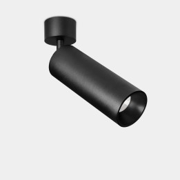 Proyector Play Deco Surface 8.6 Blanco cálido - 3000K CRI 90 27.9º PHASE CUT Negro/Negro 637lm Leds C4 New