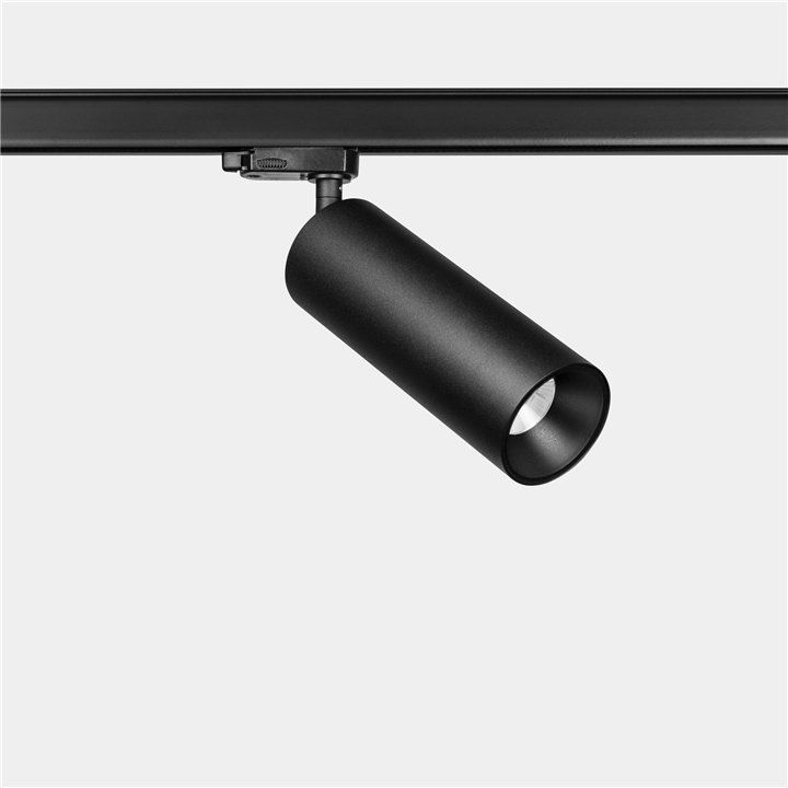 Proyector Play Deco Track 3-Phase 14.4 Blanco cálido - 3000K CRI 90 44.5º DALI Negro/Negro 1256lm Leds C4 New