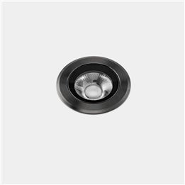 Lámpara Empotrable de suelo IP66-IP67 Max Medium Round Trim LED 7.9 Blanco cálido - 3000K Gun Metal PVD 423lm Leds C4 New