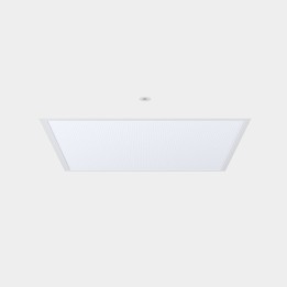 Downlight Ecofit Plus 60 x 60 Emergency 34.7 Blanco cálido - 3000K CRI 80 98.1º DALI-2 Blanco IP40 3697lm Leds C4 