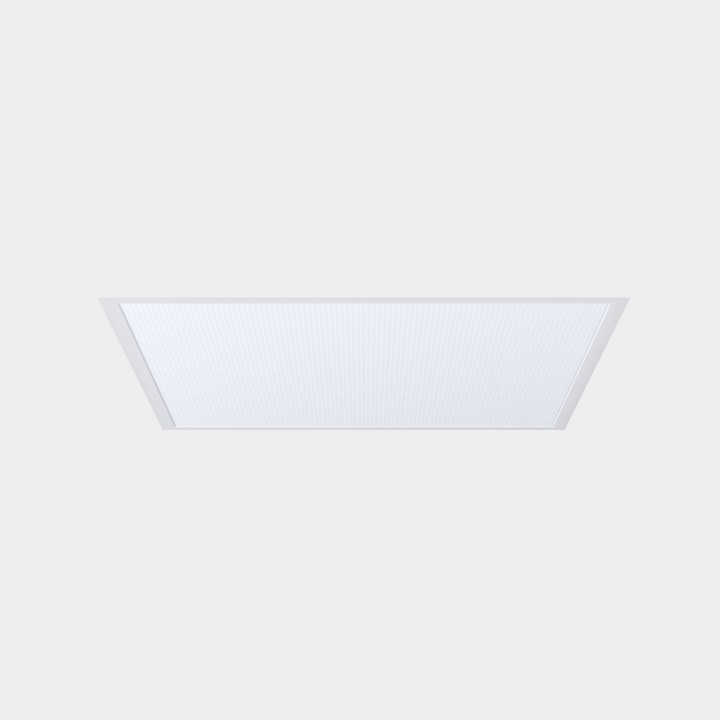 Downlight Ecofit Plus 60 x 60 34.7 Blanco cálido - 3000K CRI 80 98.1º DALI-2 Blanco IP40 3697lm Leds C4 