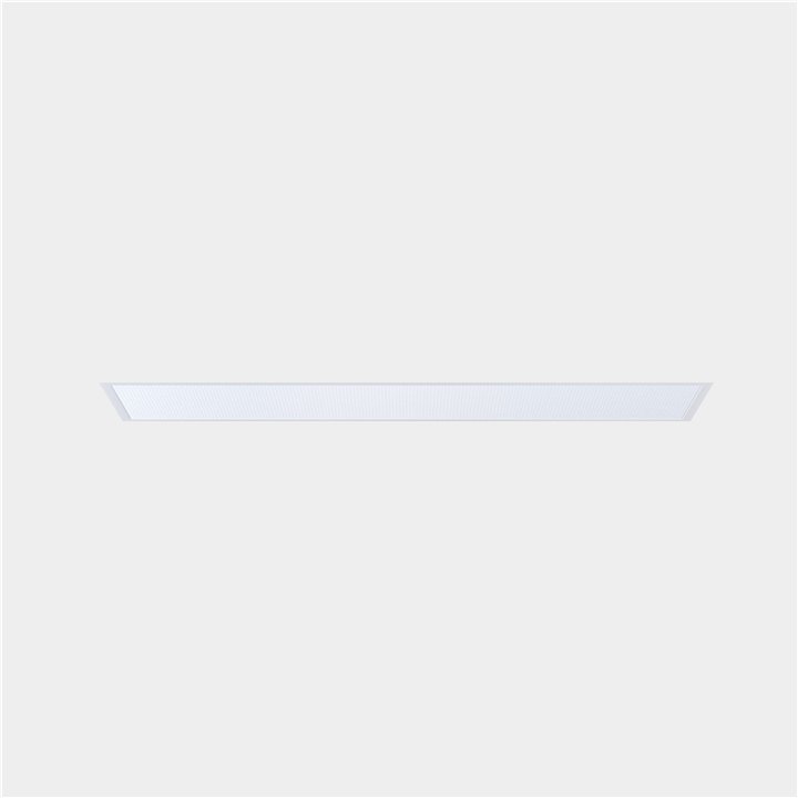 Downlight Ecofit Plus 119,5 x 29,5 34.7 Blanco cálido - 3000K CRI 90 98.3º DALI-2 Blanco IP40 3364lm Leds C4 