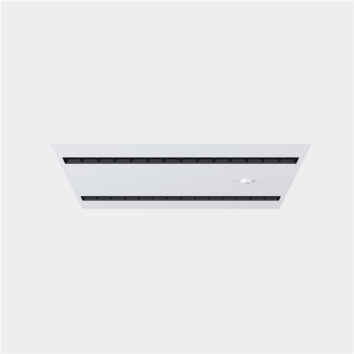 Downlight Ecofit Opticell 62 x 62 Sensor Enlighted 32.3 Blanco neutro - 4000K CRI 80 73.8º DALI D4i Blanco IP40 4596lm Leds C4 N
