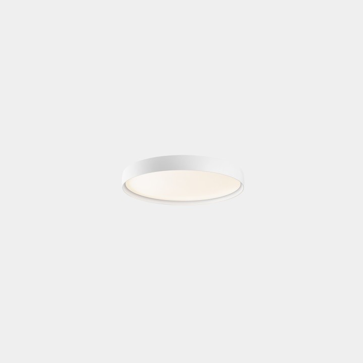 Plafon Luno Slim Surface Small 27.8 3000K CRI 90 ON-OFF / DALI-2 Blanco IP20 3037lm Leds C4 New