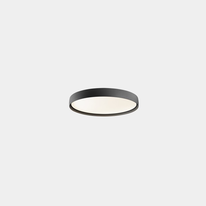 Plafon Luno Slim Surface Small 27.8 3000K CRI 90 ON-OFF / DALI-2 Negro IP20 3037lm Leds C4 New