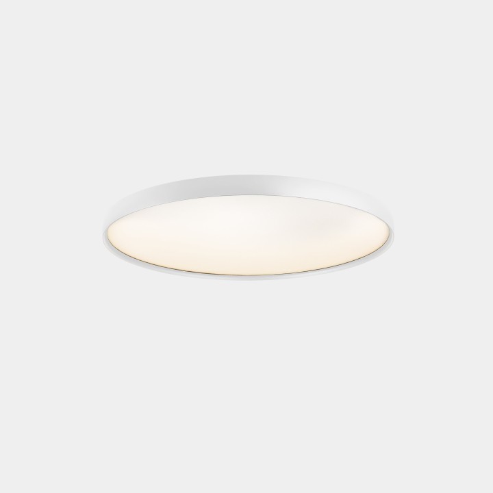 Plafon Luno Slim Surface Large 71.3 3000K CRI 90 ON-OFF / DALI-2 Blanco IP20 6917lm Leds C4 New